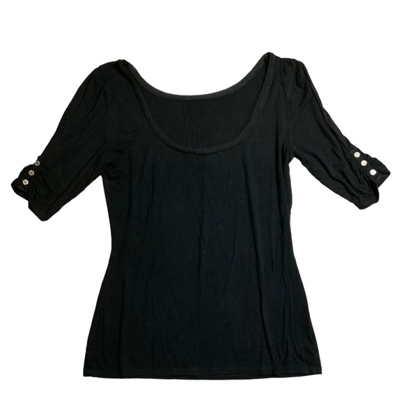 White House Black Market 1/2 Sleeve Tee - Picture 2 of 7